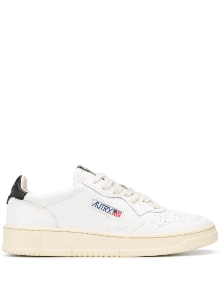 Sneakers AUTRY albi din piele