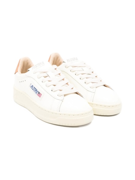 Sneakers AUTRY albi din piele