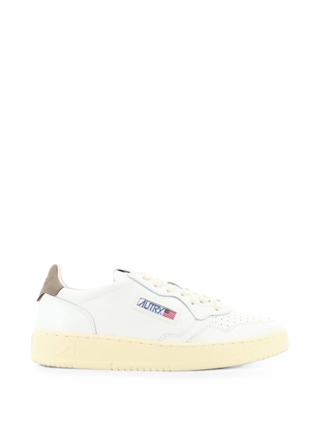 Sneakers AUTRY albi din piele