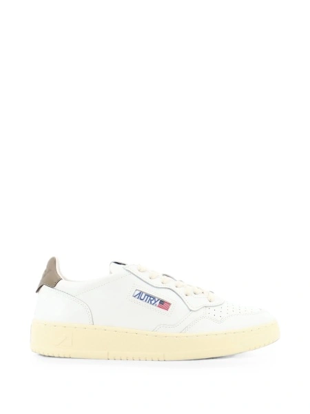 Sneakers AUTRY albi din piele