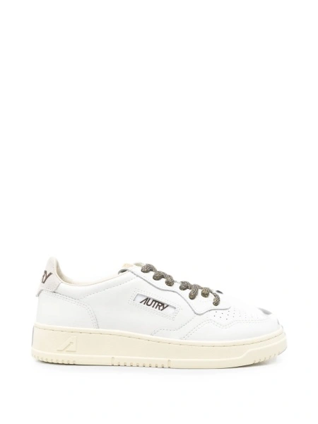 Sneakers AUTRY albi din piele