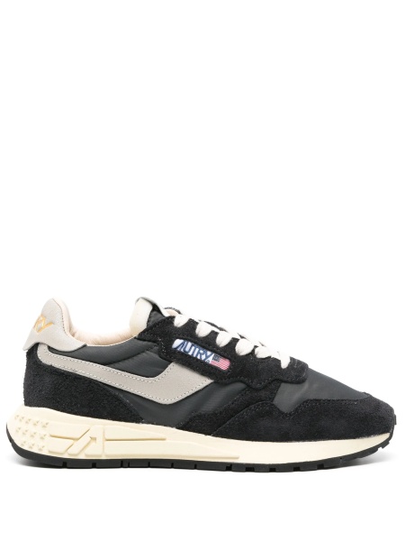 Sneakers AUTRY negri din nylon si piele intoarsa