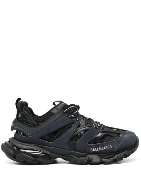 Sneakers Balenciaga track negri din polyester si poliuretan