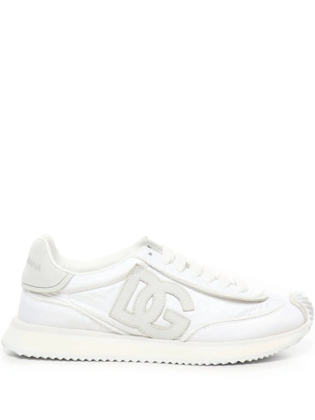 Sneakers Dolce & Gabbana DG Logo neutri din polyester si poliuretan