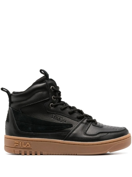 Sneakers Fila negri din piele