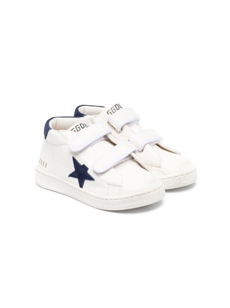 Sneakers Golden Goose albi din piele