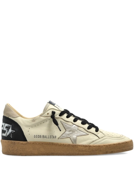 Sneakers Golden Goose ball star neutri din piele