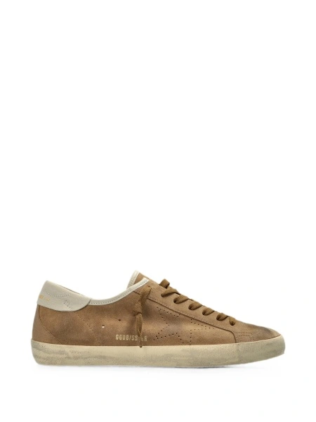 Sneakers Golden Goose maro din piele