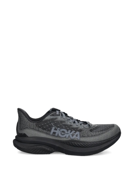 Sneakers Hoka One One gri din material textil