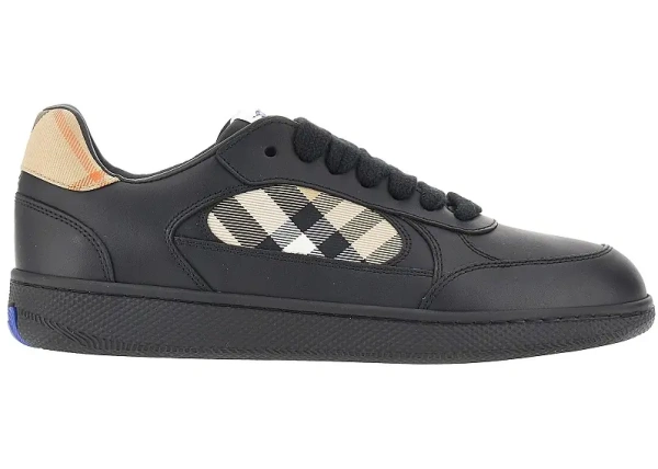 Sneakers Leather and Check fabric 'Terrace' sneakers