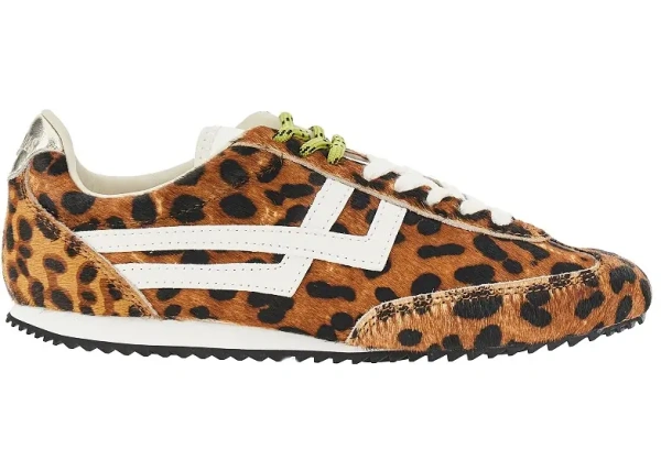 Sneakers Leo-print calf-hair 'Racer 77' sneakers
