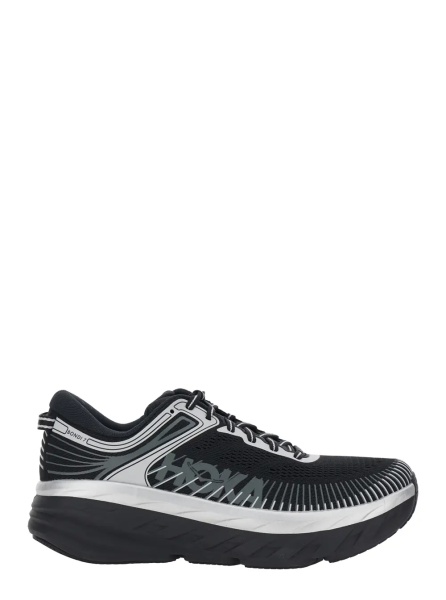 Sneakers 'M Bondi 7' Black Sneaker Low Top with Logo on the Tongue and Perforated Design in Tech Fabric Unisex
