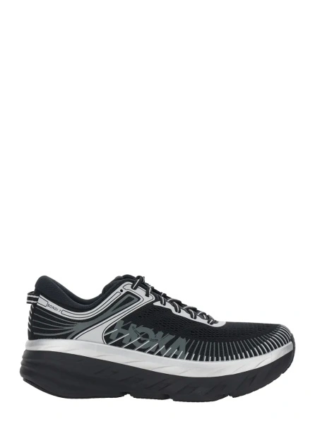 Sneakers 'M Bondi 7' Black Sneaker Low Top with Logo on the Tongue and Perforated Design in Tech Fabric Unisex