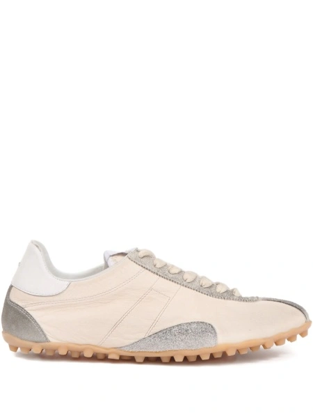 Sneakers Maison Margiela neutri din piele intoarsa si piele
