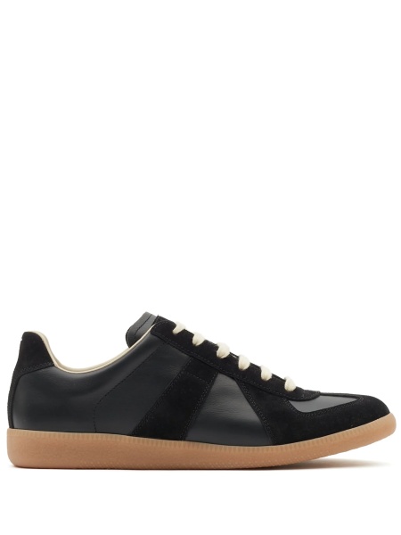 Sneakers Maison Margiela replica negri din piele