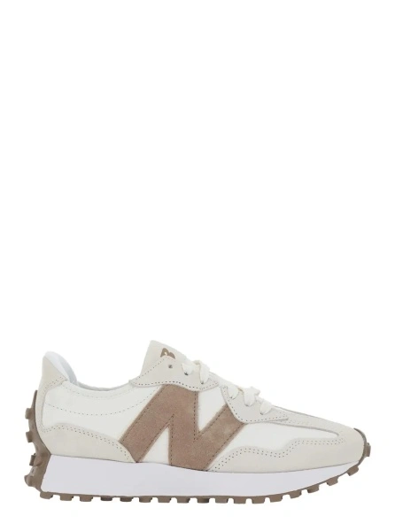 Sneakers New Balance '327' bej din piele si material textil
