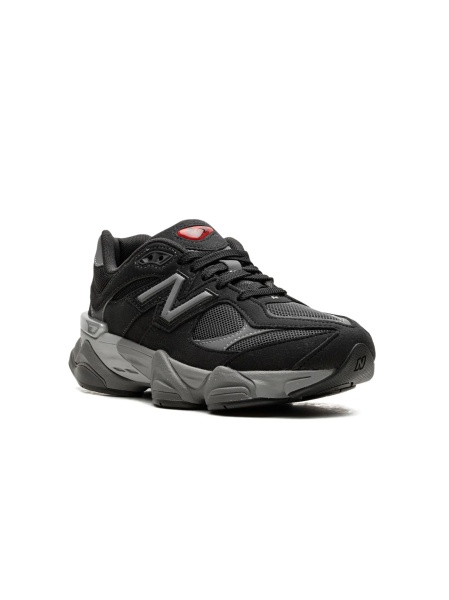 Sneakers New Balance Kids negri din piele intoarsa si plasa