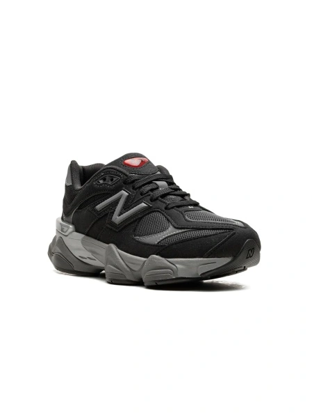 Sneakers New Balance Kids negri din piele intoarsa si plasa