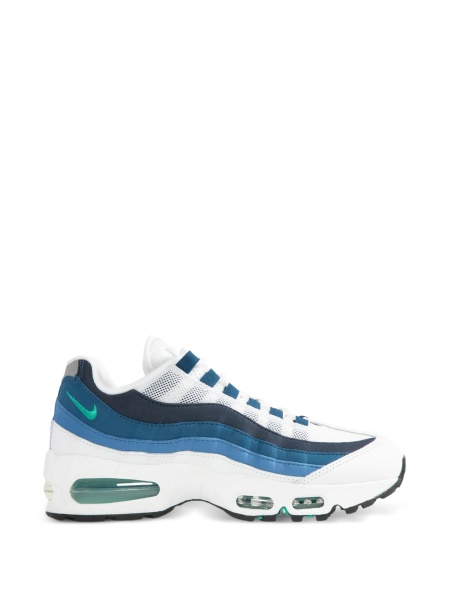 Sneakers Nike air max albi din plasa si piele