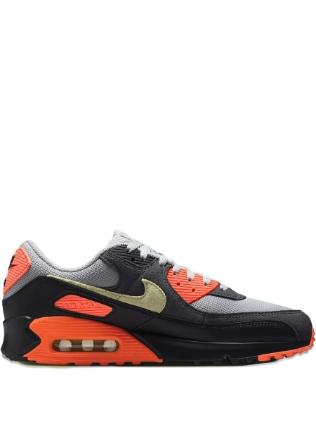 Sneakers Nike air max gri din piele intoarsa si piele