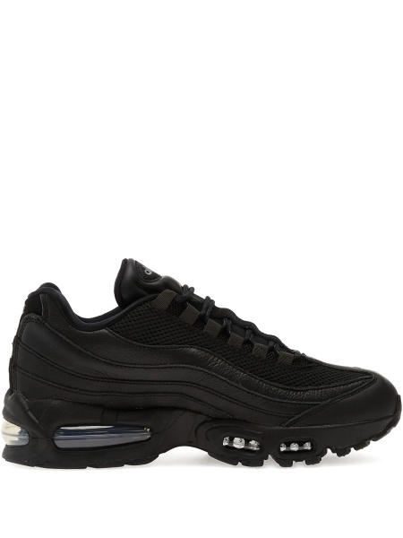 Sneakers Nike air max negri din material textil si piele