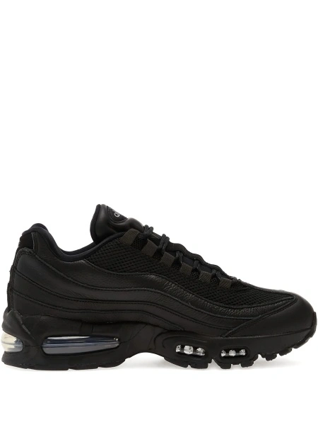 Sneakers Nike air max negri din material textil si piele