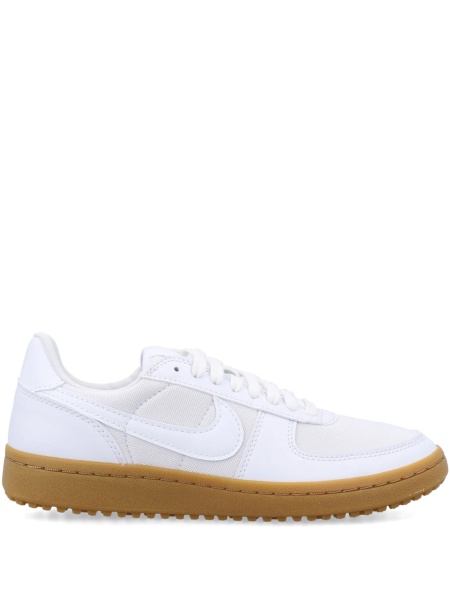Sneakers Nike albi din material textil si piele