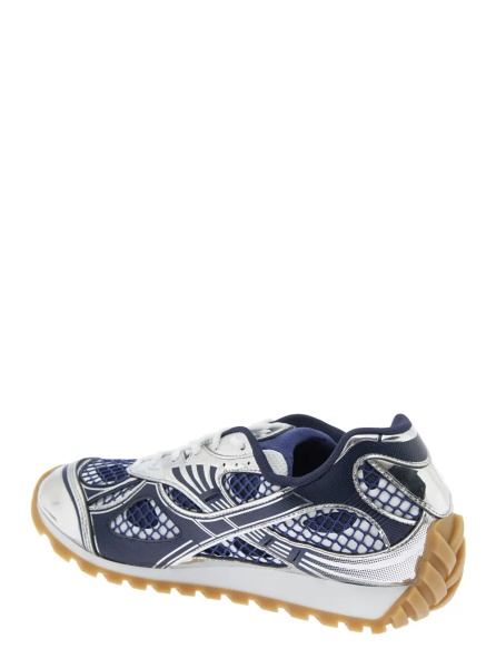 Sneakers 'Orbit' blue Sneaker with Logo Lettering Detail in Tech Fabric Men
