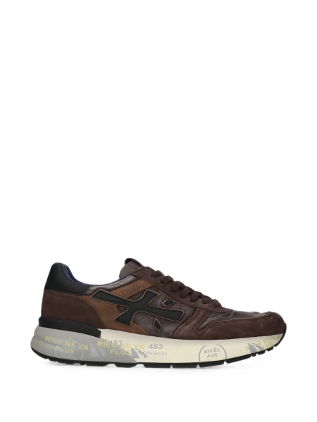 Sneakers Premiata maro din poliamida si poliuretan
