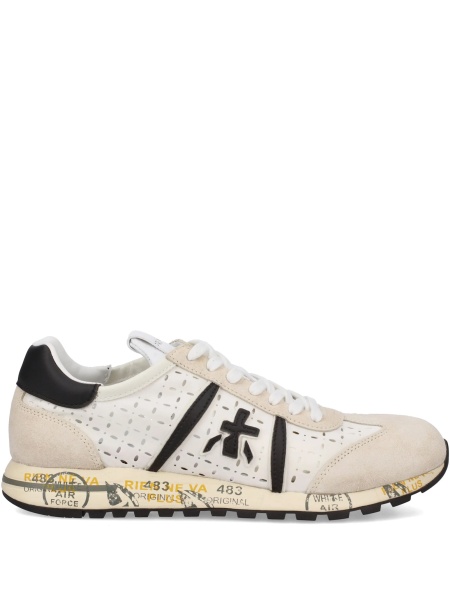 Sneakers Premiata neutri din poliamida si poliuretan