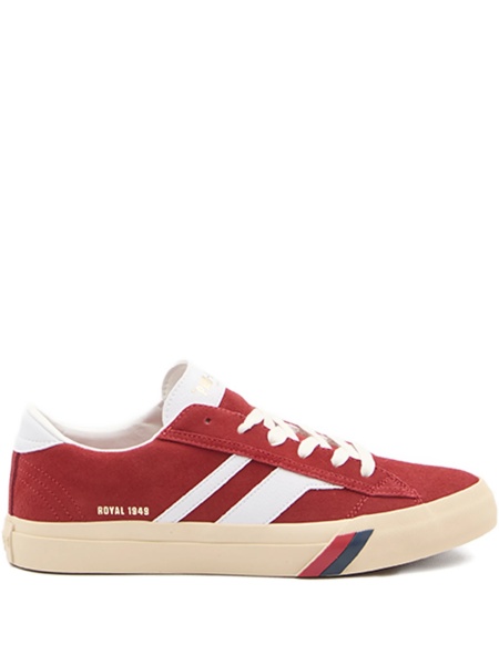 Sneakers Pro-Keds rosii din piele intoarsa