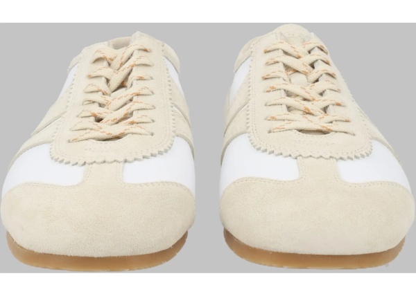 Sneakers Sneaker In Pelle Con Dettagli In Suede