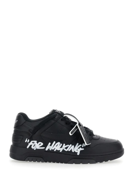 Sneakers Sneakers 'Out Of Office' with Arrow Patch in Black Leather Men