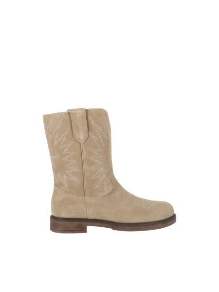 Sneakers SNEAKERS WISH STAR BIKER SUEDE UPPER WITH EMBROIDERIES DOVE GREY