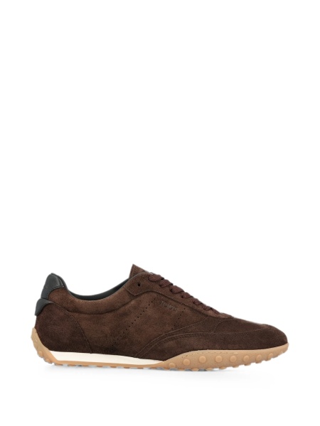 Sneakers TOD'S maro din piele intoarsa