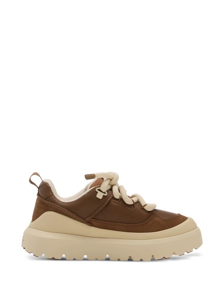 Sneakers UGG maro din piele