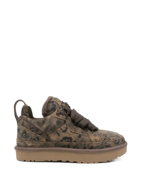 Sneakers UGG maro din poliester reciclat