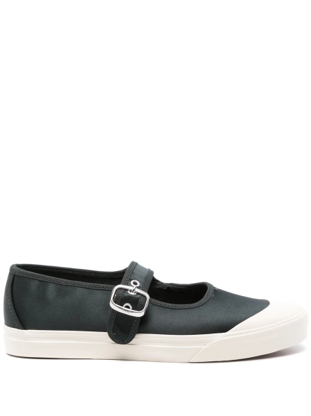 Sneakers Vans negri din cauciuc si material textil