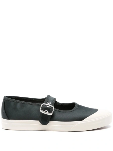 Sneakers Vans negri din cauciuc si material textil