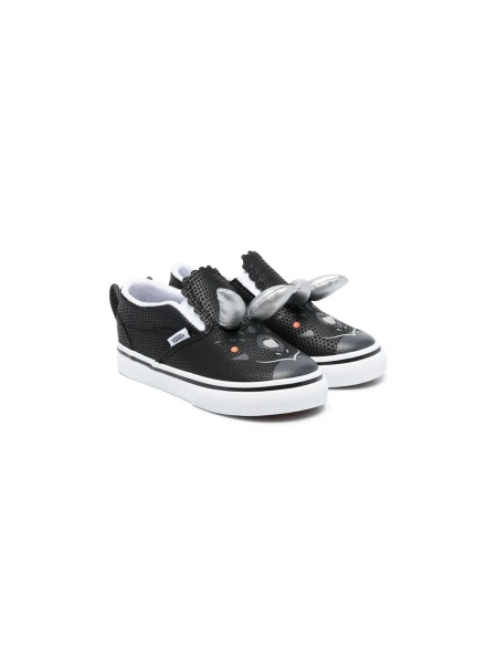 Sneakers Vans negri din poliuretan