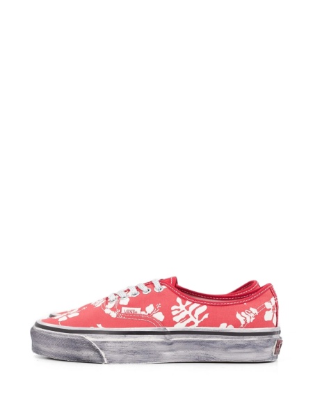 Sneakers Vans rosii din material textil