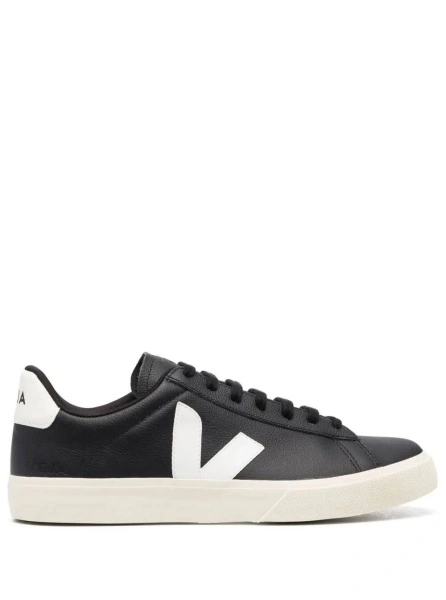 Sneakers VEJA negri din piele ecologica
