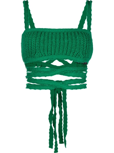 Top tricotat ALANUI verde