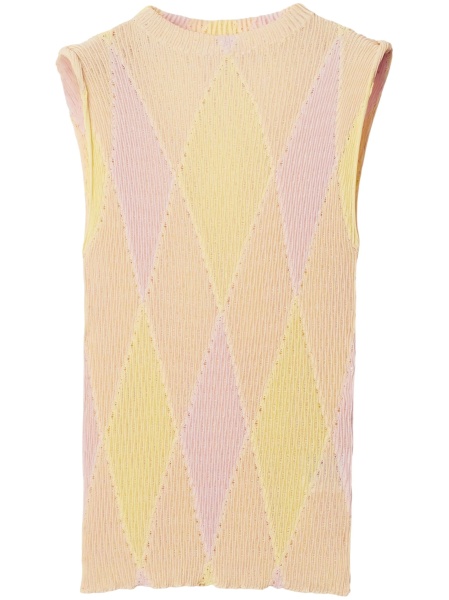 Top tricotat Burberry galben