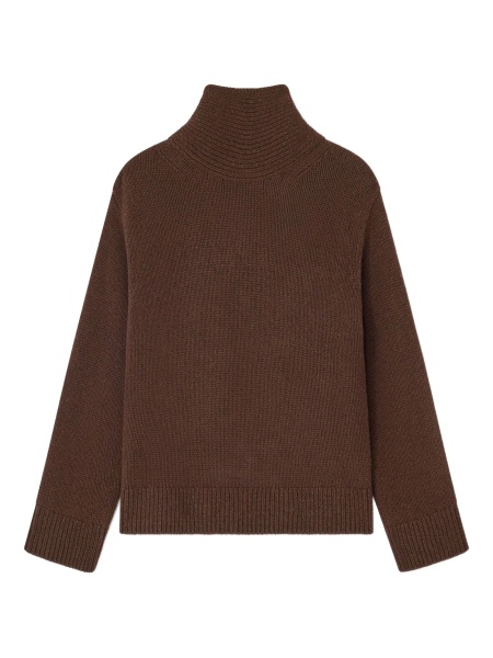 Top tricotat Ganni maro