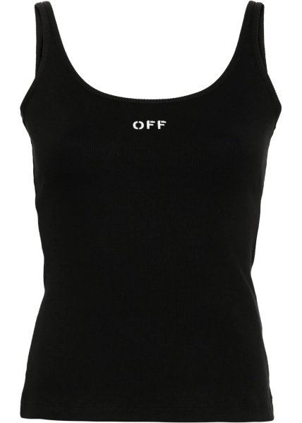Topuri Off Stamp Rib Tank Top