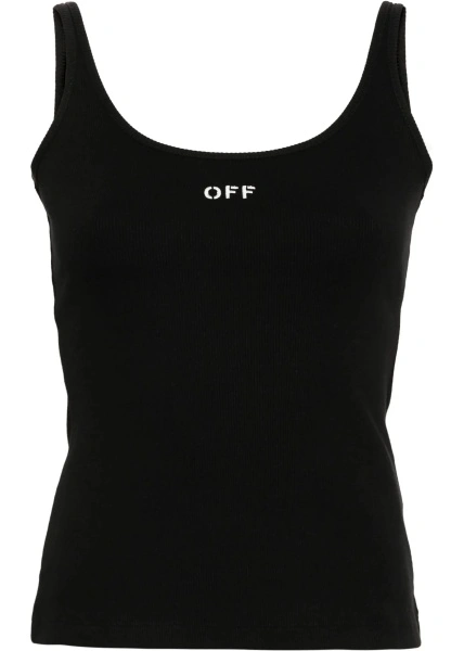 Topuri Off Stamp Rib Tank Top