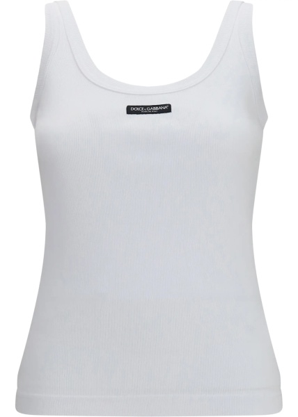 Topuri Ribbed Logo Tank Top