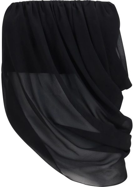 Topuri Sheer draped Top
