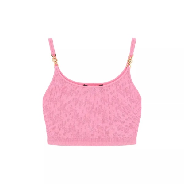 Topuri VERSACE La Greca Cropped Top